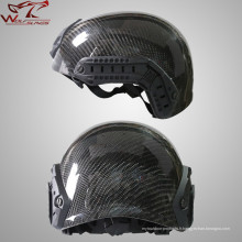 Sports de plein air de fibre de carbone airsoft CS tactique Combat casque casque de protection militaire